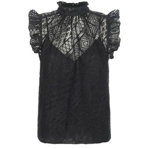 FRAME Sleeveless Ruffle Top size S